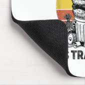 More Trash Can Less Trash Can't Raccoon Ssum Funny Mousepad (Ecke)