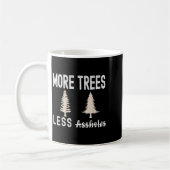 More Trees Less Holes Ugly Christmas Sweater Kaffeetasse (Links)