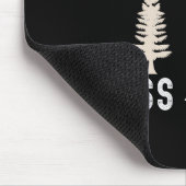 More Trees Less Holes Ugly Christmas Sweater  Mousepad (Ecke)