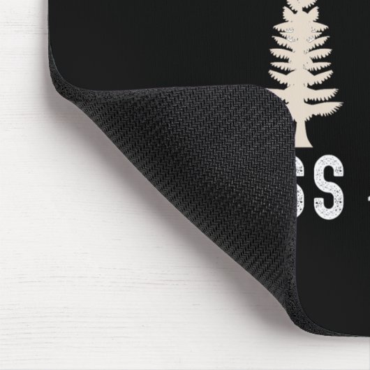 More Trees Less Holes Ugly Christmas Sweater  Mousepad (Ecke)