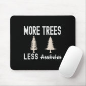 More Trees Less Holes Ugly Christmas Sweater  Mousepad (Mit Mouse)