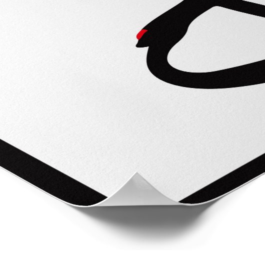 More wine please | Funny & decorative Poster (Ecke)