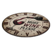 More Wine Please Rustic Vineyard Home Bar Schneidebrett (Ecke)