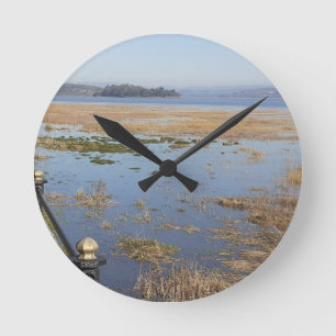 Morecambe Bay High Tide Clock Runde Wanduhr
