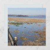 Morecambe Bay High Tide Flat Card (Vorne/Hinten)
