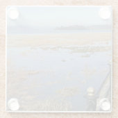 Morecambe Bay High Tide Glass Untersetzer (Rückseite)