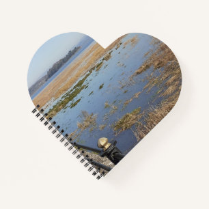 Morecambe Bay High Tide Heart Notebook Notizblock