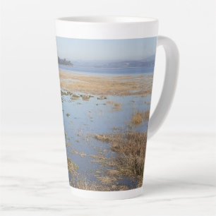 Morecambe Bay High Tide Latte Tasse