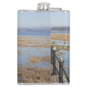 Morecambe Bay High Tide Vinyl Flask Flachmann (Rückseite)