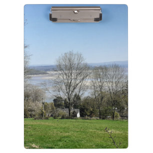 Morecambe Bay im Frühjahr Klemmbrett