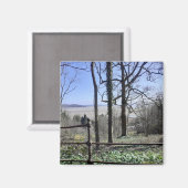 Morecambe Bay View Magnet (Vorderseite/Rückseite)