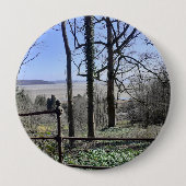 Morecambe Bay View Round Abzeichen Button (Vorderseite)