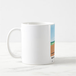 Morecambe South Beach Lancashire Seebadeposter Kaffeetasse