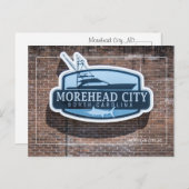 Morehead City NC - Coastal North Carolina Souvenir Postkarte (Vorne/Hinten)