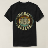 Morel Dealer Retro Morel Mushroom Jagd nach Nahrun T-Shirt (Design vorne)