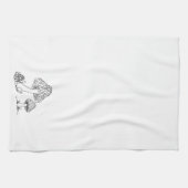 Morel Foraged Mushrooms | Entwurf der handgezeichn Geschirrtuch (Horizontal)