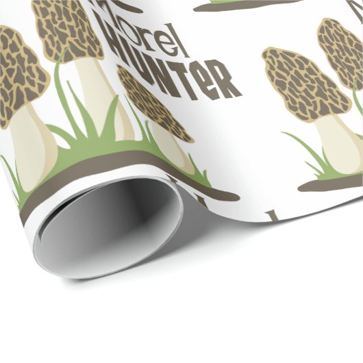 Morel Hunter Geschenkpapier (Rolleneckpunkt)