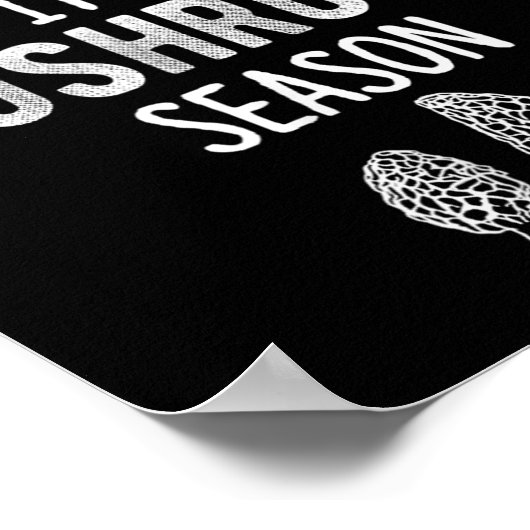 Morel Hunter Sorry I Can't It's Mushroom Season Fo Poster (Ecke)