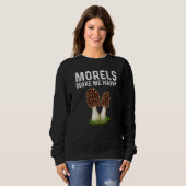 Morel Mushroom For Men Women Mushroom Hunters Sweatshirt (Vorne ganz)