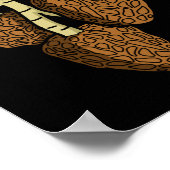 Morel Mushroom Gift Mens Morel Mushroom Hunter Poster (Ecke)