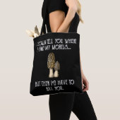 Morel Mushroom Hunter Funny Foods Tasche (Von Nahem)