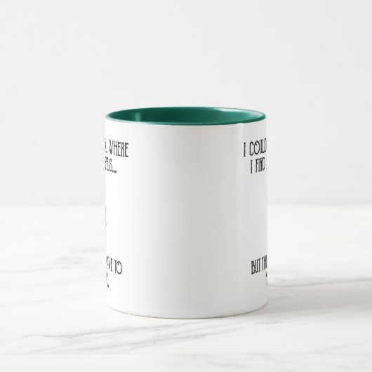 Morel Mushroom Hunter Funny Foods Tasse (Zentrum)