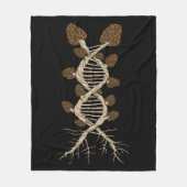 Morel Mushroom Hunter Gift Fungi Foraging Mushroom Fleecedecke (Vorderseite)