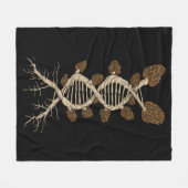 Morel Mushroom Hunter Gift Fungi Foraging Mushroom Fleecedecke (Vorderseite (Horizontal))