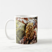 Morel Mushroom in der Wildnis Kaffeetasse (Links)