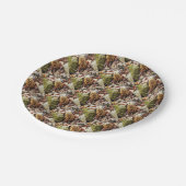 Morel Mushroom in der Wildnis Pappteller (Schrägansicht)