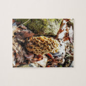 Morel Mushroom in der Wildnis Puzzle (Horizontal)
