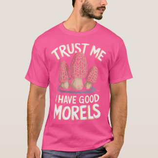 Morel Mushroom Jagd nach Wanderenden Männer T-Shirt