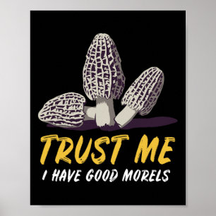 Morel Mushroom Jagd nach wandernden Frauen und Poster