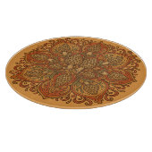 Morel Mushroom Mandala Schneidebrett (Ecke)