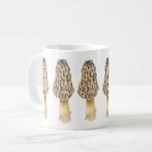 Morel Mushroom-Tasse Kaffeetasse (Vorderseite Links)