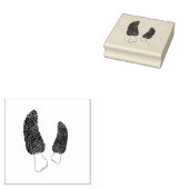 Morel Mushroom Zeichnend Gummistempel (Stempel)