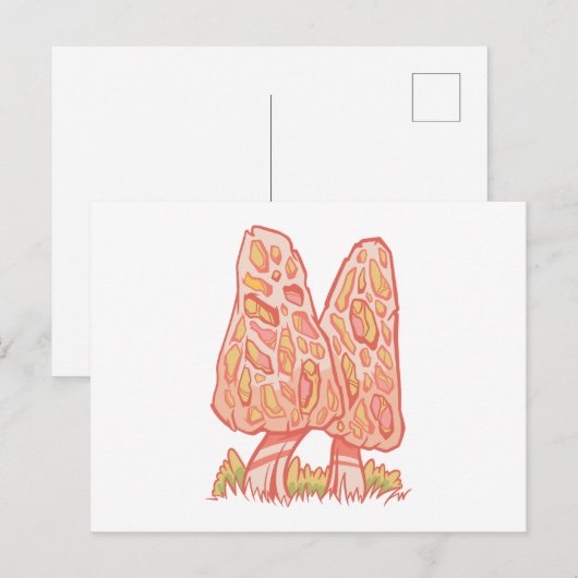 Morel Mushrooms Postkarte (Vorne/Hinten)