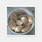 Morel Mushrooms Serviette (Vorderseite)
