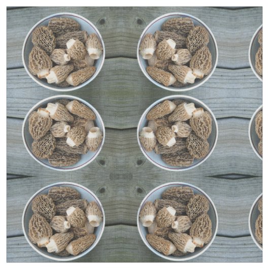 Morel Mushrooms Stoff (Muster)