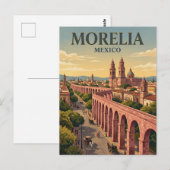 Morelia Mexiko Postkarte (Vorne/Hinten)