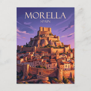 Morella Spanien Postkarte