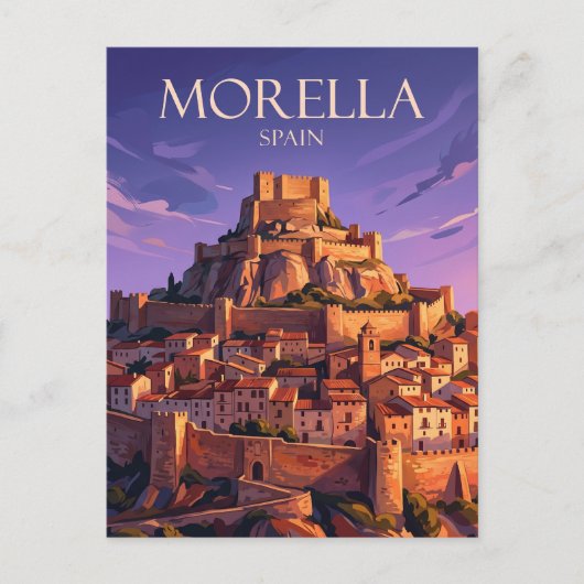 Morella Spanien Postkarte (Vorderseite)