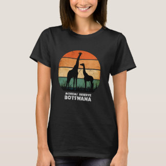 Moremi Reserve, Botswana Giraffe Safari National P T-Shirt