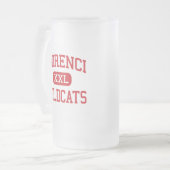 Morenci - Wildkatzen - Highschool - Morenci Mattglas Bierglas (Vorderseite Links)