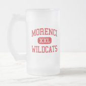 Morenci - Wildkatzen - Highschool - Morenci Mattglas Bierglas (Links)