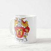 Moreno-Familienwappen Kaffeetasse (Vorderseite Links)