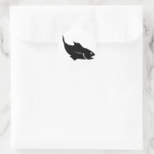 Moreno Fisch - Go Fishing Runder Aufkleber (Tasche)