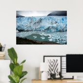 Moreno Glacier und Lake Argentino Poster (Heimbüro)