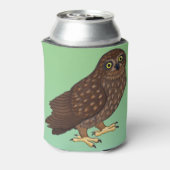 Morepork Neuseeland Owl Dosenkühler (Kanne Rückseite)