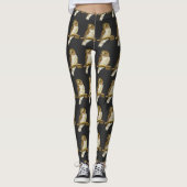 Morepork Ruru New Zeland Bird Leggings (Vorderseite)